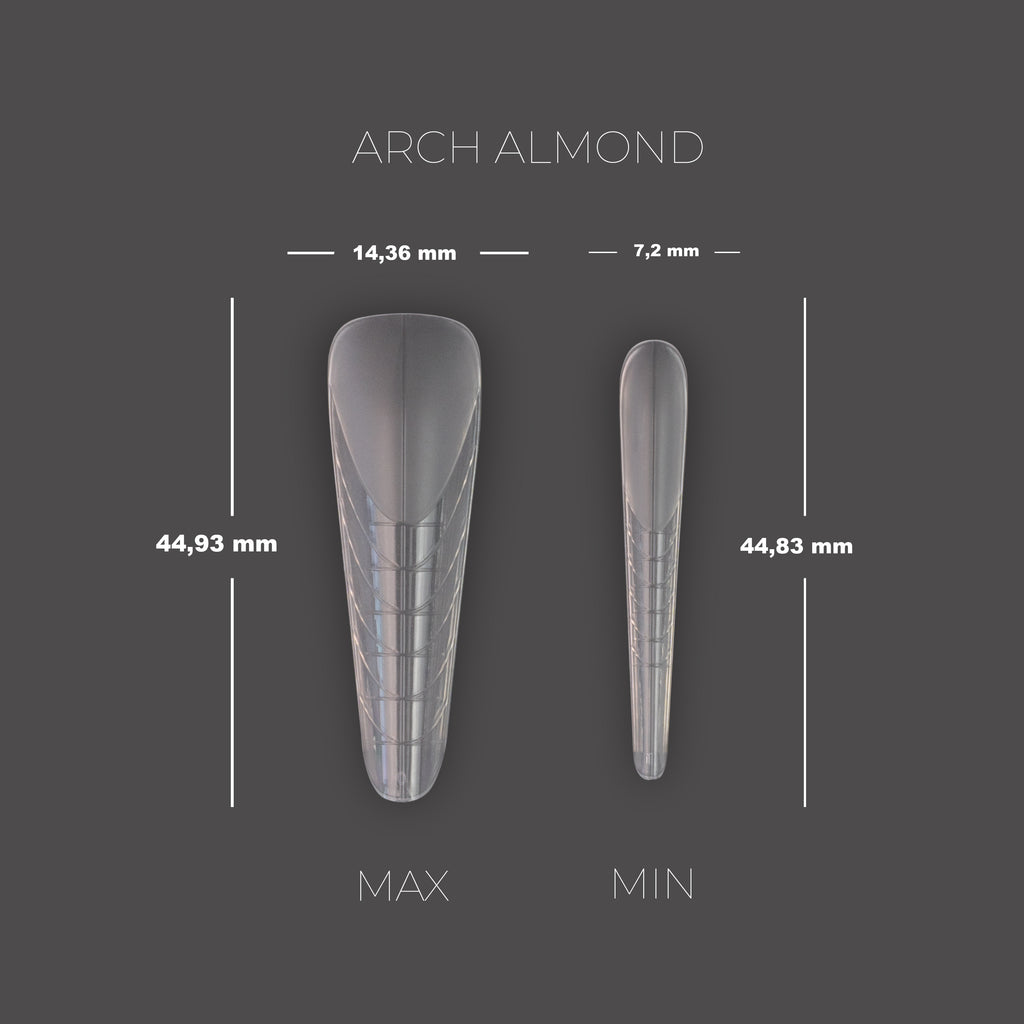 TOUCH Nail Tips Upper forms modeling Mix 8in1 + mold 288 pcs