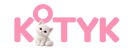 KOTYK Beauty logo with white cat