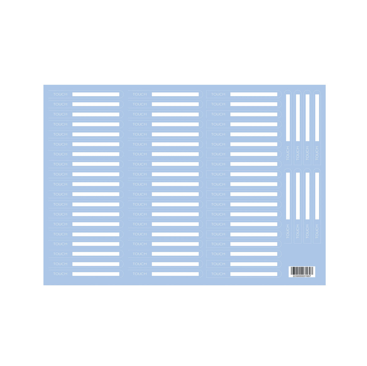 TOUCH stickers for tips, 65 pcs