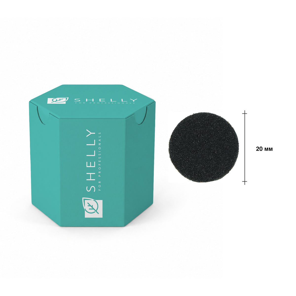 Replacement Files for Pedicure Disc M 20 mm, 100 Grit Shelly