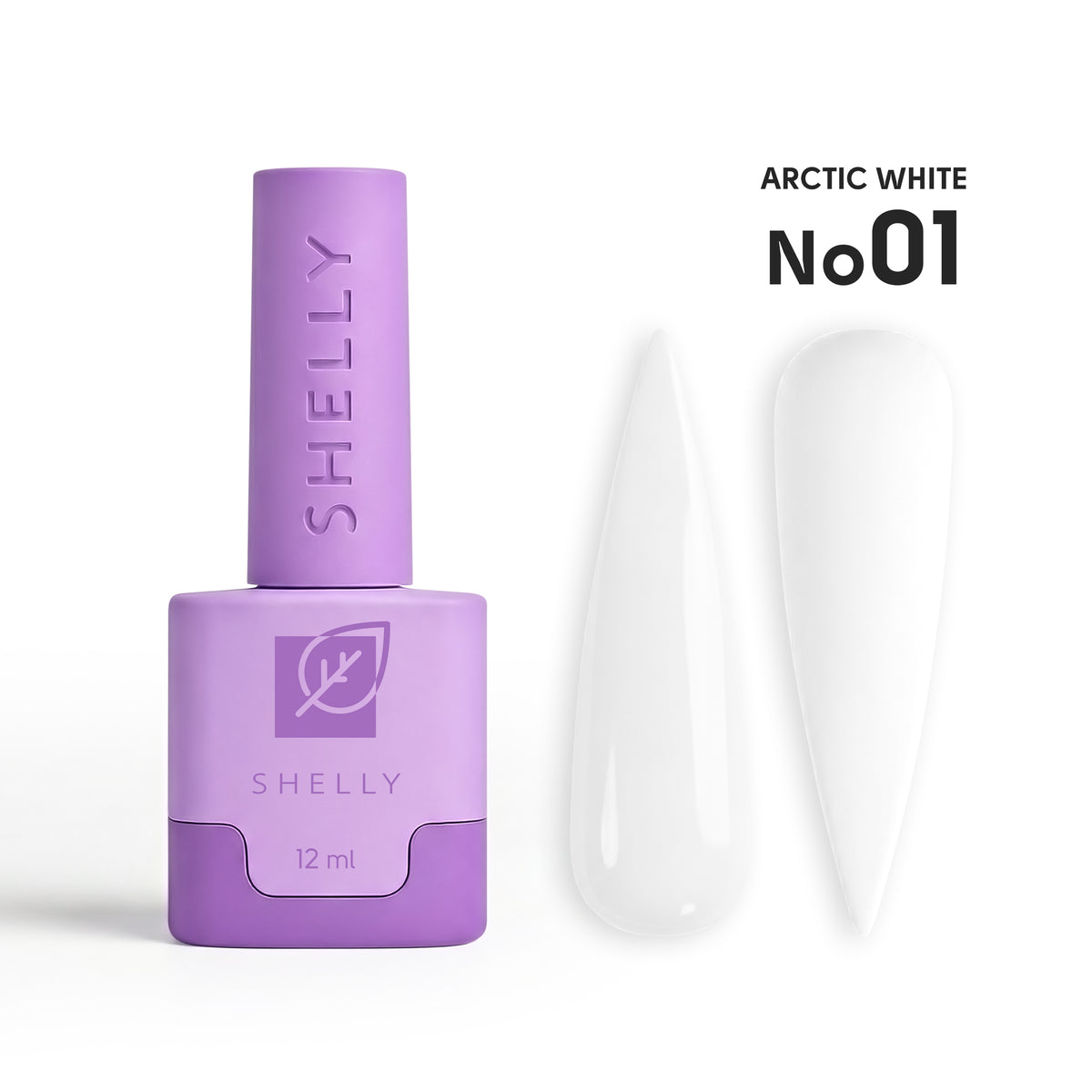 Gel Polish 01 Arctic White Shelly 12 ml