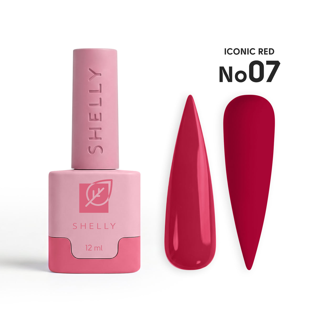 Gel Polish 07 Iconic Red Shelly 12 ml