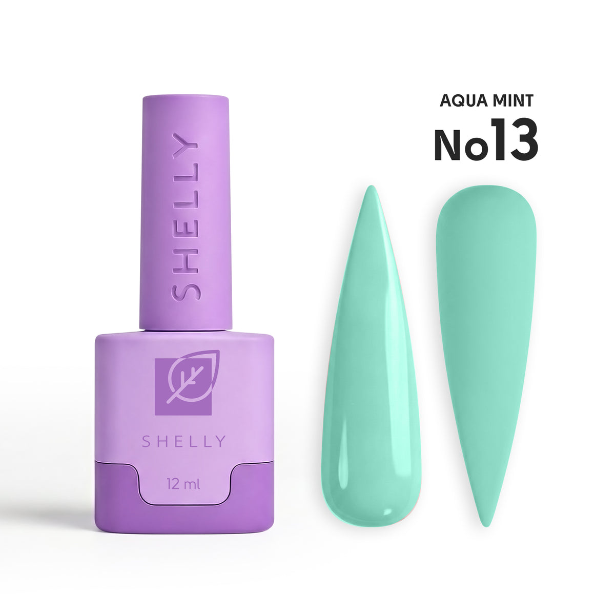 Gel Polish 13 Aqua Mint Shelly 12 ml
