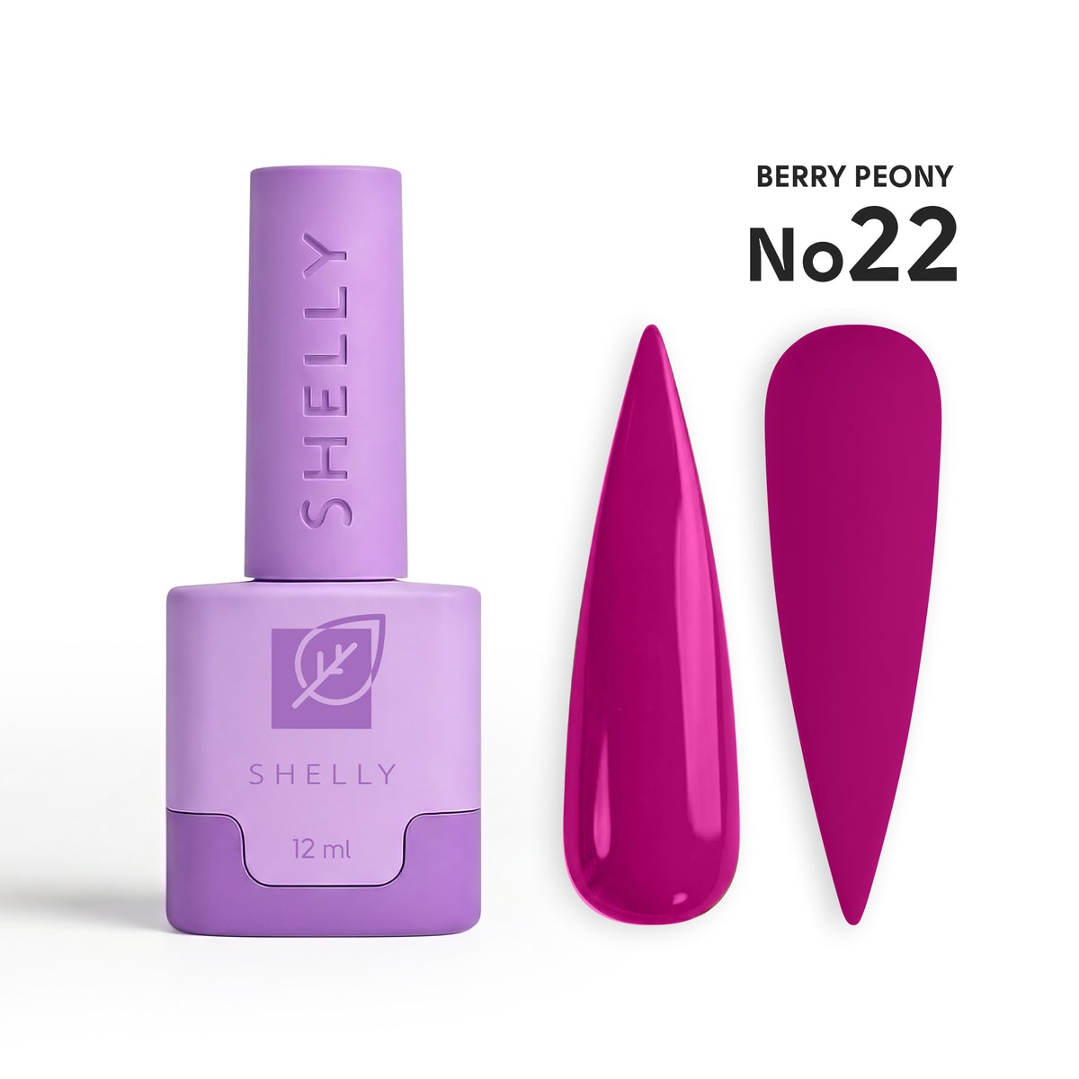 Gel Polish 22 Berry Peony Shelly 12 ml
