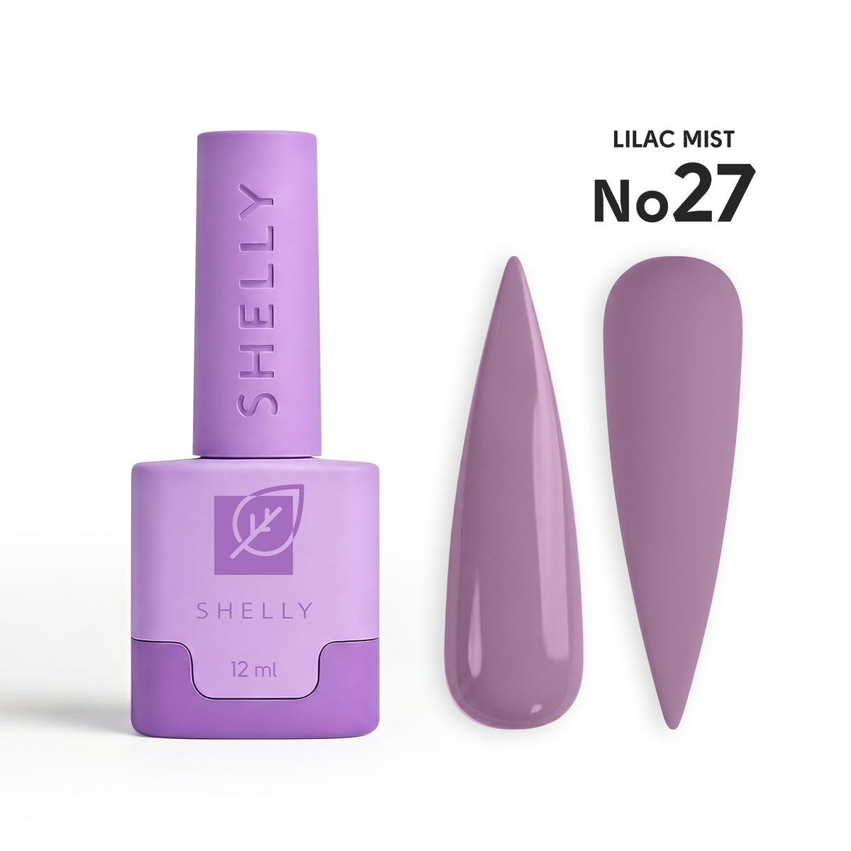 Gel Polish 27 Lilac Mist Shelly 12 ml