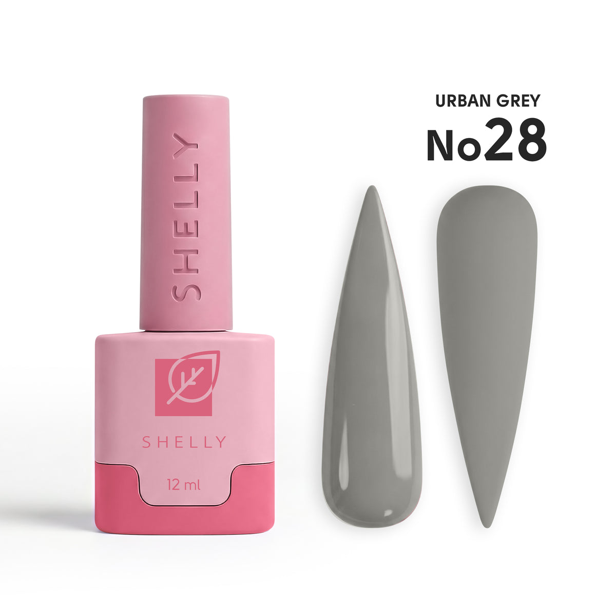 Gel Polish 28 Urban Grey Shelly 12 ml