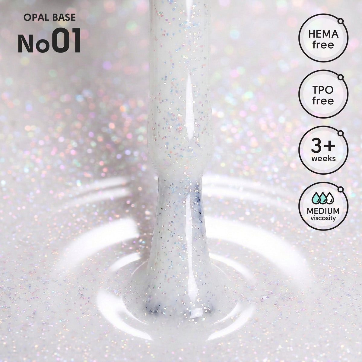 Camouflage Base with Shimmer 01 Opal Base Shelly 12 ml