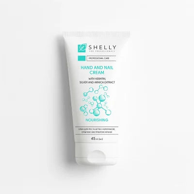 Cream for Hands and Nails with Keratin, Silver and Arnica Extract Shelly 45 ml