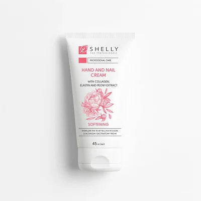 Cream for Hands and Nails with Collagen, Elastin and Peony Extract Shelly 45 ml
